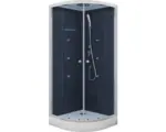 Hornbach Designdusche Aurlane Blue River Round 2.0 90x90x219 cm