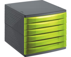 Bürobox Quadra 6 Schübe grün