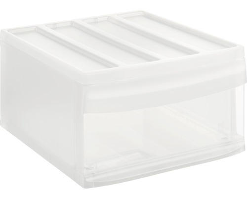 Aufbewahrungsbox Rotho 34 x 20,3 x 39,5 cm transparent