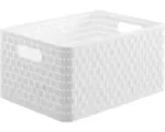 Hornbach Aufbewahrungsbox Rotho 36,8 x 19,1 x 27,8 cm weiß