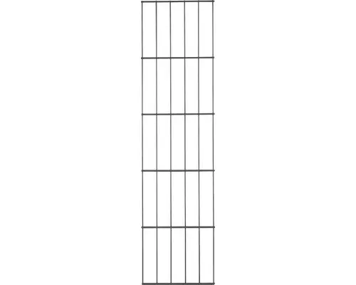 Doppelstabmatte ALBERTS Seitengitter 25 x 100 cm verzinkt