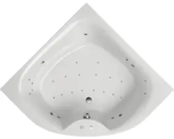 Whirlpool Ottofond Tirana System Exklusiv 150x150 cm weiß