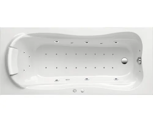 Whirlpool Ottofond Syros System Exklusiv 170x80 cm weiß