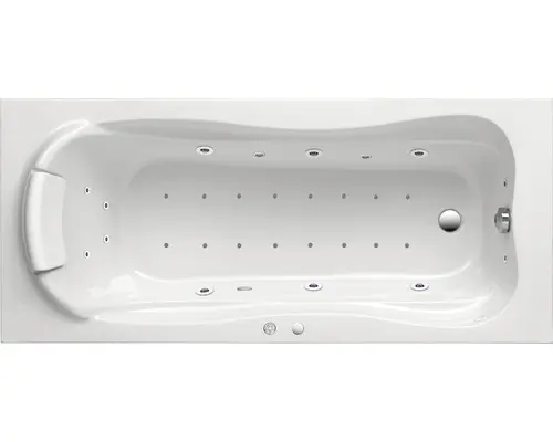 Whirlpool Ottofond Syros System Exklusiv 180x80 cm weiß