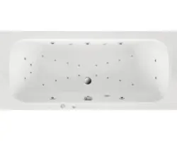 Whirlpool Ottofond Sakara System Exklusiv 180x80 cm weiß