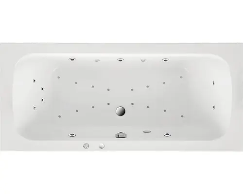 Whirlpool Ottofond Sakara System Exklusiv 180x80 cm weiß