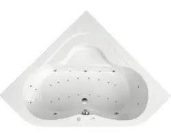 Whirlpool Ottofond Luxor System Exklusiv 140x140 cm weiß