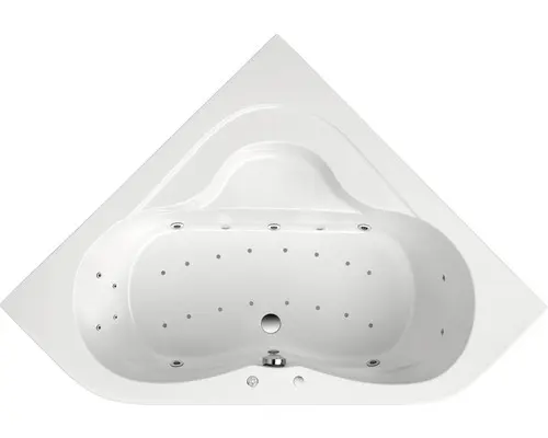 Whirlpool Ottofond Luxor System Exklusiv 140x140 cm weiß