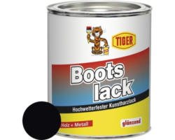 Tiger Bootslack glänzend RAL 9005 tiefschwarz 750 ml
