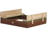 Hornbach Sandkasten axi Ella XL Holz 120x120x22 cm braun