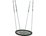 Hornbach Nestschaukel axi oval 108x84 cm schwarz-grün