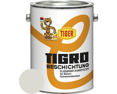 Tiger Tigro Beschichtung hellgrau seidenglänzend 2,5 l