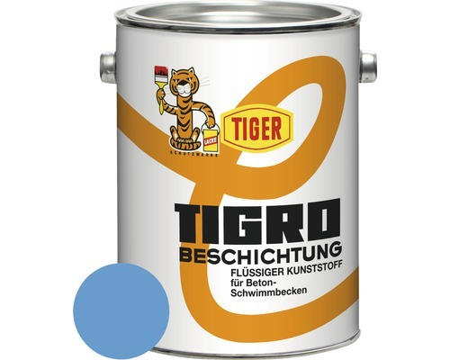 Tiger Tigro Beschichtung rivierablau seidenglänzend 2,5 l