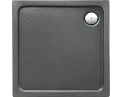 Extraflache Rechteck-Duschwanne Ottofond Mambu 120x90x3 cm anthrazit