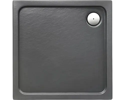 Extraflache Rechteck-Duschwanne Ottofond Mambu 120x90x3 cm anthrazit