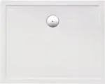 Hornbach Extraflache Rechteck-Duschwanne Ottofond Memphis 100x80x3,5 cm weiß