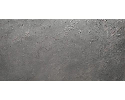 Naturstein Schieferplatte Slate-Lite Translucent 61,0x122,0 cm anthrazit rot