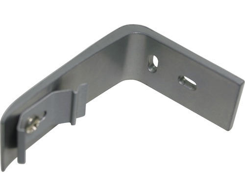 Wandträger standard aus Aluminium 127 mm grau