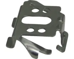 Träger für Spannprofil aus Aluminium alufarben