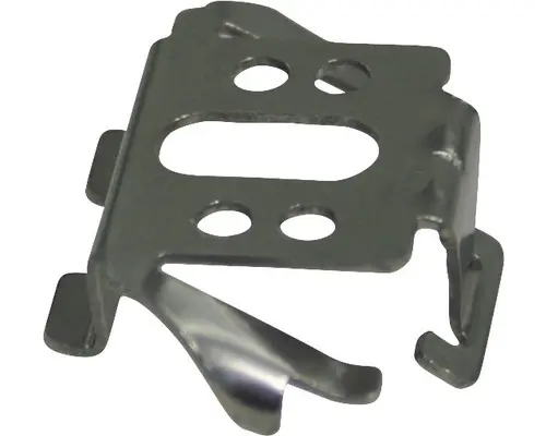 Träger für Spannprofil aus Aluminium alufarben