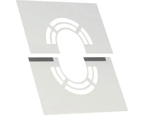 Deckenblende Jeremias DW-ECO 0-30° 2tlg mit Hinterlüftung 150mm