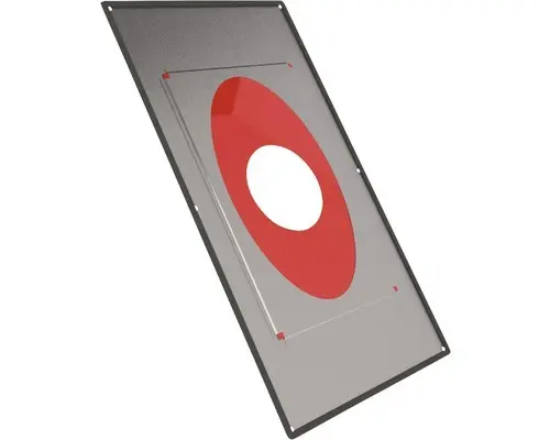 Deckenblende Jeremias DW-FU 41-55° mit Dampfsperre Ø130mm