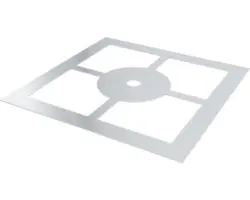 Auflageplatte Jeremias Furado F für Kondensatschale Ablauf unten EW Ø115mm