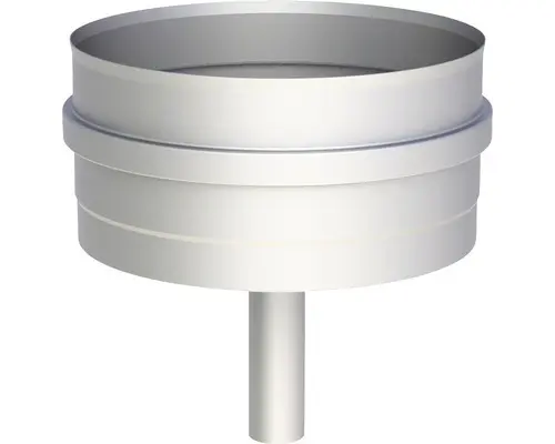 Kondensatschale Jeremias mit Ablauf unten Ø 115 mm