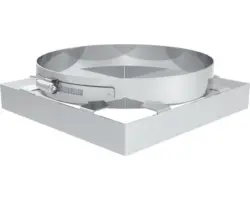 Fixierschelle Jeremias Furado F im Schacht für DW-Eco Ø130mm