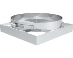 Fixierschelle Jeremias Furado F im Schacht für DW-Eco Ø160mm