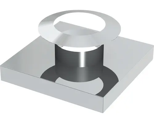 Kopfabdeckung Jeremias Furado F zur bauseitigen Verkleidung mit Wetterkragen EW Ø160mm