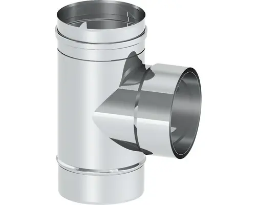 T-Anschluss Jeremias Furado F 90° mit Wandfutter EW Ø 160mm