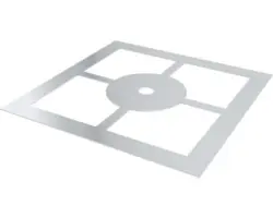 Auflageplatte Jeremias Furado F für Kondensatschale Ablauf unten EW Ø180mm