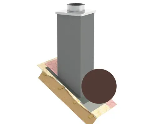 Stülpkopf Jeremias Furado F 100cm lackiert RAL 8016 Innenmaß 23x23cm Außenmaß 33x33cm