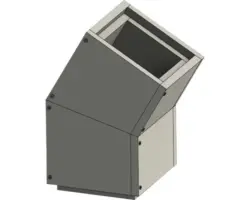 Winkel Jeremias Furado F 30° mit Innenmaß 19x19cm Außenmaß 29x29cm