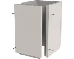 Schachtelement Jeremias Furado F 500mm lose/verschraubt I23x23cm A33x33cm
