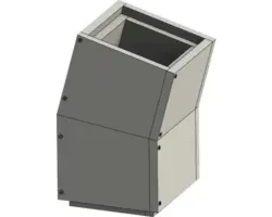 Winkel Jeremias Furado F 15° mit Innenmaß 23x23cm Außenmaß 33x33cm