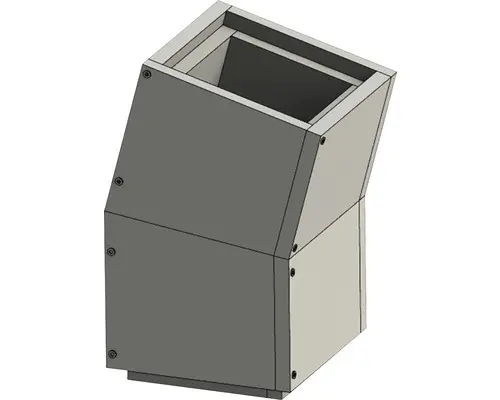 Winkel Jeremias Furado F 15° mit Innenmaß 23x23cm Außenmaß 33x33cm