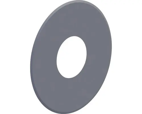 Pellet-Ofenrohr-Wandrosette Jeremias Pellet-Line Ø 80 mm grau geschlossen Rand 80 mm