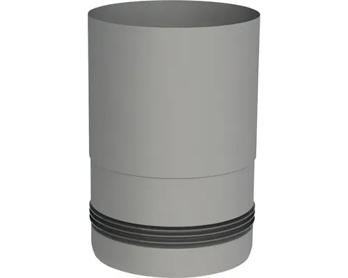 Pellet-Ofenrohranschluss Jeremias Pellet-Line Ø 100 mm grau mit Einzug