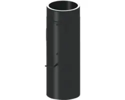 Rohrelement Jeremias Iso-Line 500mm mit Tür und Drosselkl. Ø150mm schw.