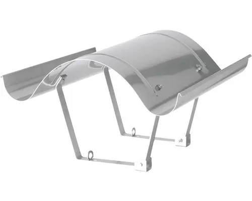 Napoleonhaube Jeremias zum Aufklappen 50x150 cm edelstahl