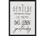 Hornbach Wandbild Genieße Das Leben 33x43 cm