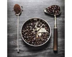 Glasbild Café IV 20x20 cm GLA1952