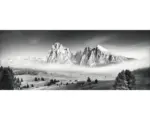 Hornbach Glasbild Mist & Mountain 50x125 cm