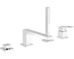 Hornbach 4-Loch Badewannenrandarmatur Grohe Eurocube 19897001 chrom glänzend