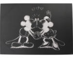 Hornbach Leinwandbild Disney Mickey Minnie Sketch Kissing II 50x70 cm