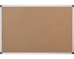 Kork-Pinnwand mit Alurahmen 120x90 cm