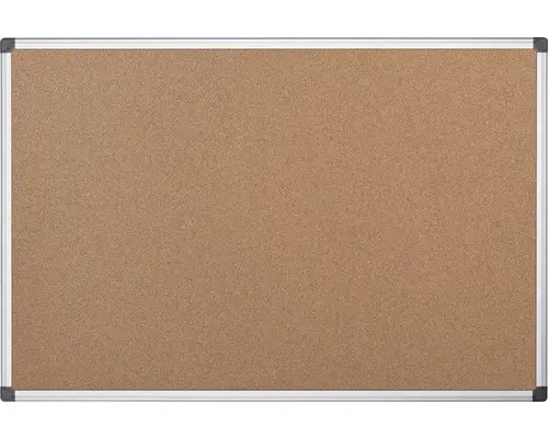 Kork-Pinnwand mit Alurahmen 120x90 cm