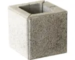 Hornbach Mauerstein Modern feingestrahlt grau Ecke 90° 20x20x20 cm